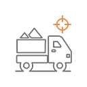 Navigation des camions de forage minier