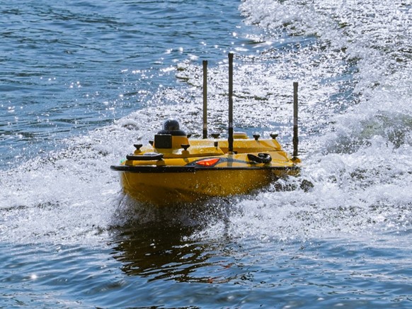 Levé fluvial, données bathymétriques